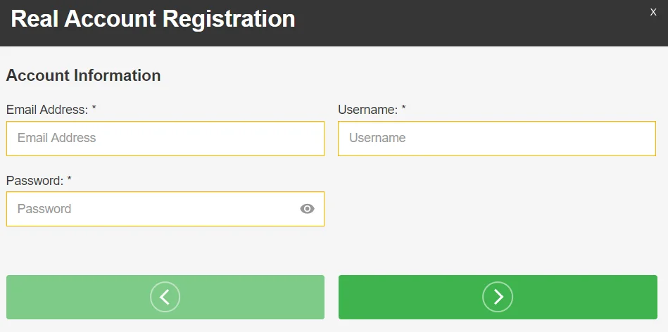 Registration Form True Fortune